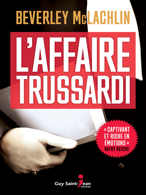 Title details for L'affaire Trussardi by Beverley McLachlin - Available